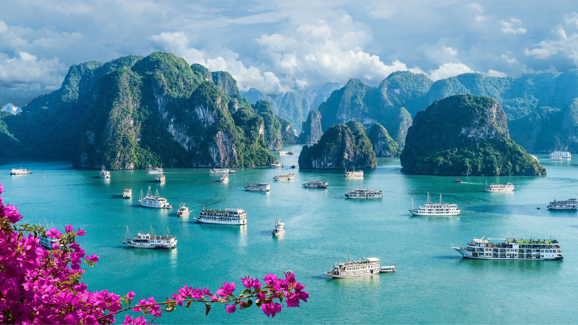Landscape with amazing Halong bay_ Vietnam (1920 x 1080)